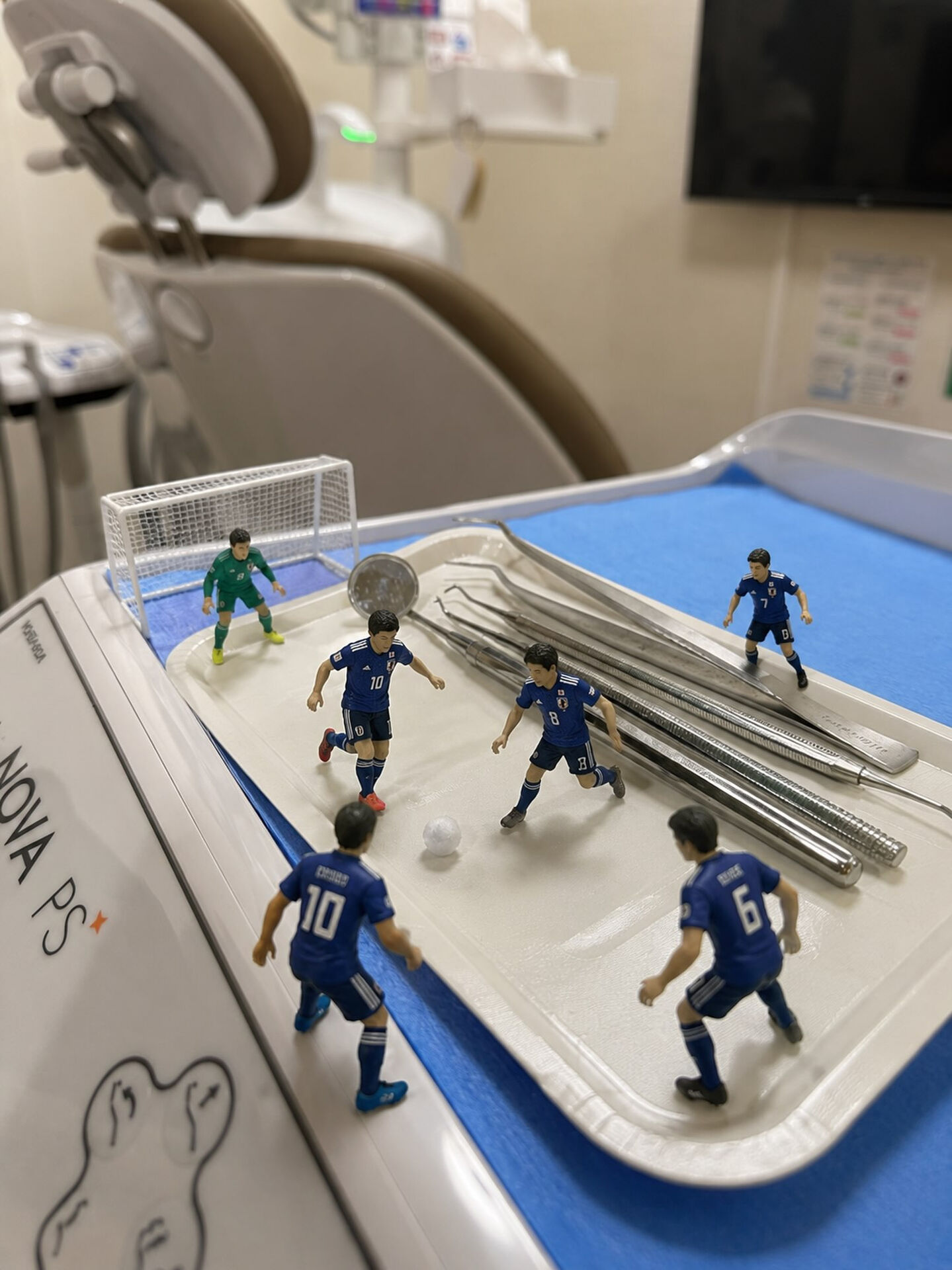 ⚽️🦷 トレーの上でキックオフ！